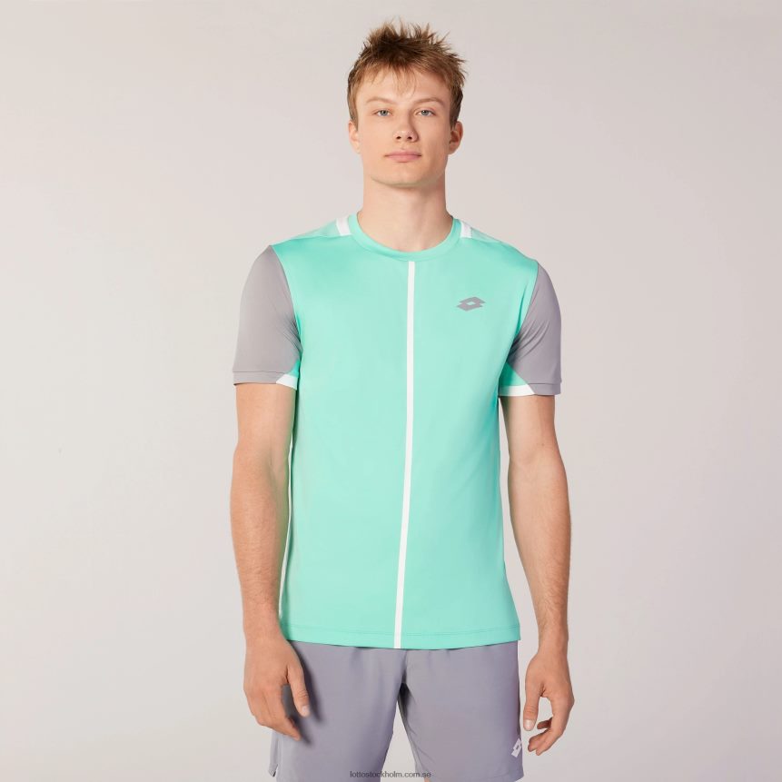 män grön topp tio tee Lotto grön 929c/quicksilver D8R6841319