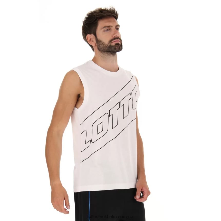 män logo vii tee sl Lotto kritvit D8R684409