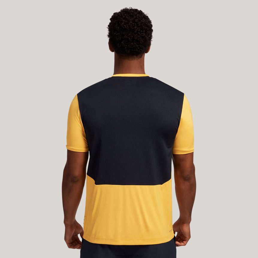 män saffranstryckt topp tio-tröja Lotto saffran/marinblå D8R6841240