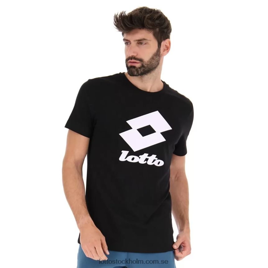 män smart iii-tröja Lotto helt svart D8R684403