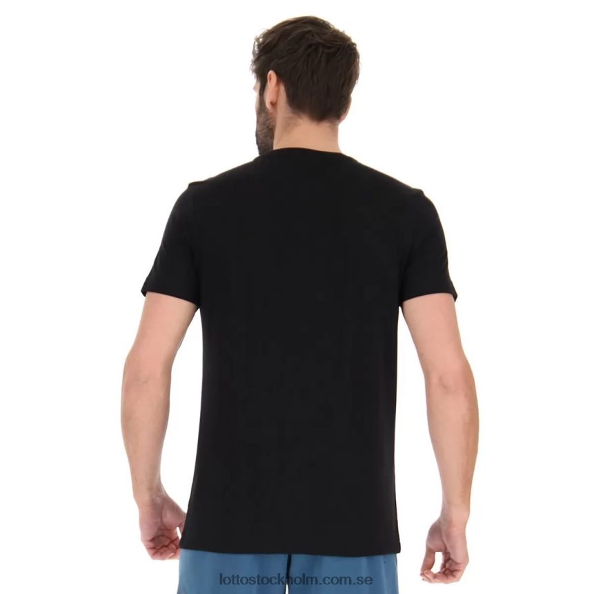 män smart iii-tröja Lotto helt svart D8R684403