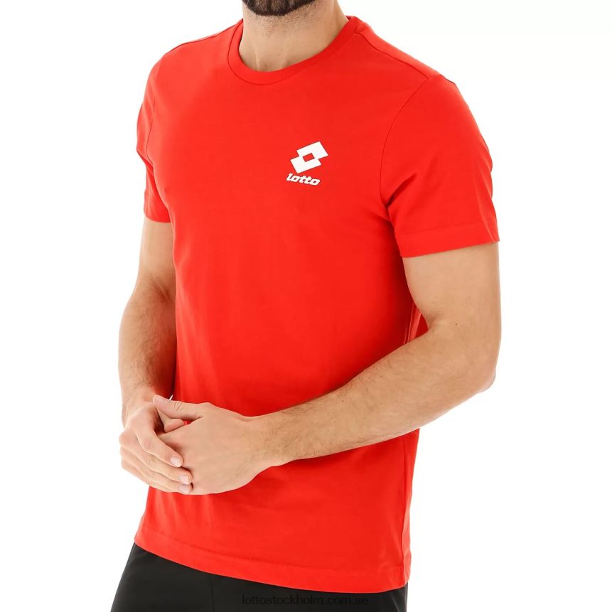 män tee bs js Lotto låga röd D8R684424