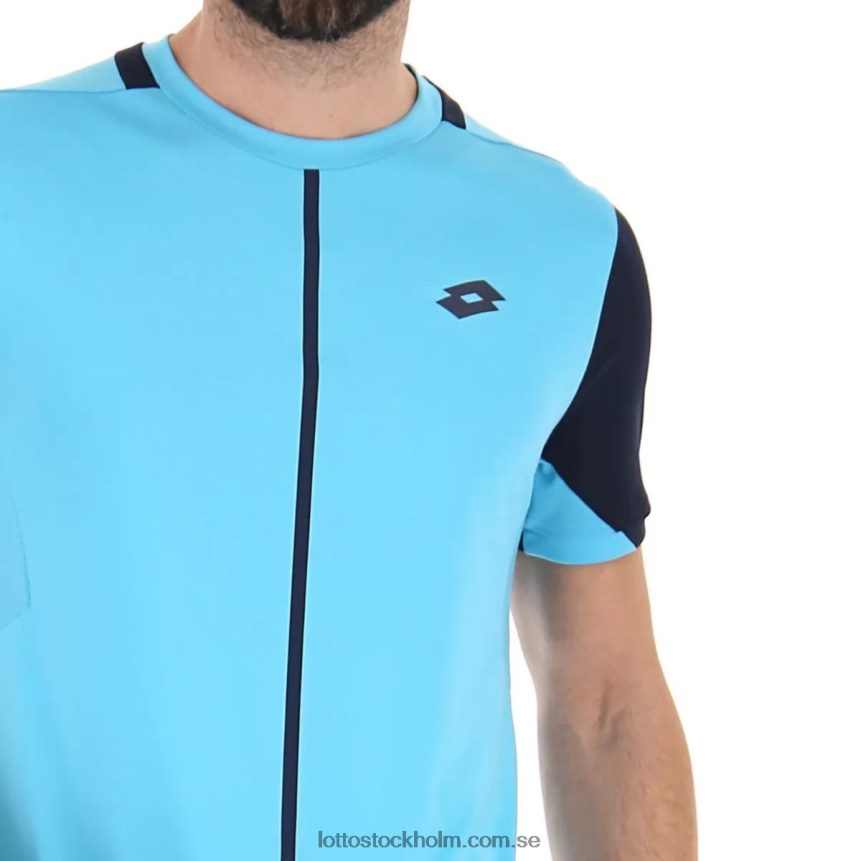 män topp iv tee Lotto blå atoll/marinblå D8R684495