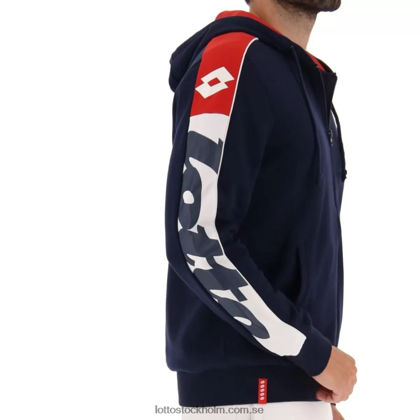 män athletica lg svett fz hd fl Lotto marinblå/lågröd D8R684305