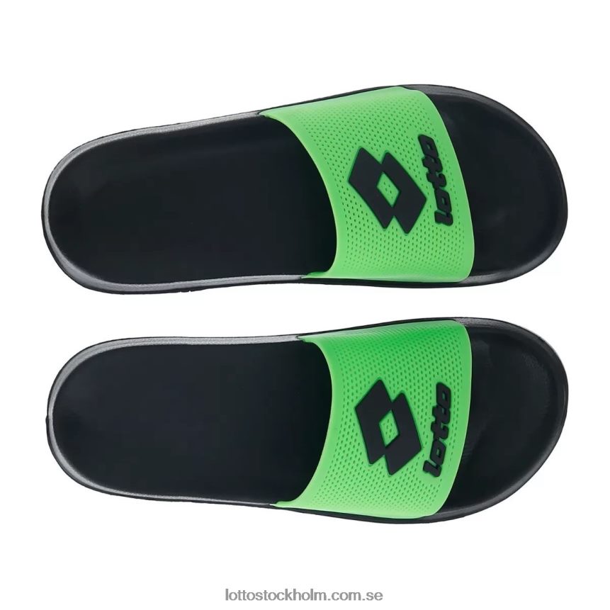 män moku ii slide Lotto helt svart/vårgrönt D8R684264
