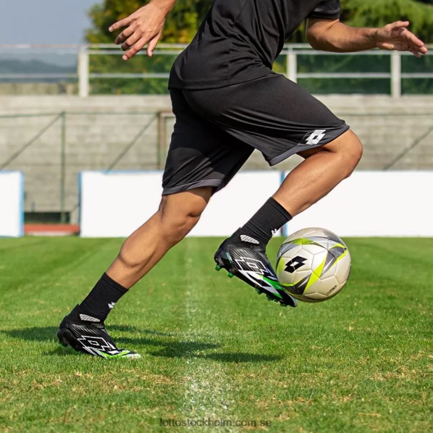 män solista 100 vi gravity fg Lotto helt svart/helvit/vårgrönt D8R684146