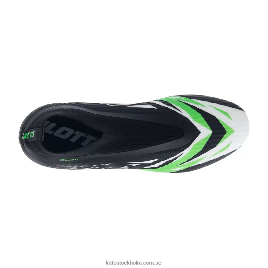 män solista 300 vi gravity fg Lotto helt svart/helvit/vårgrönt D8R684157