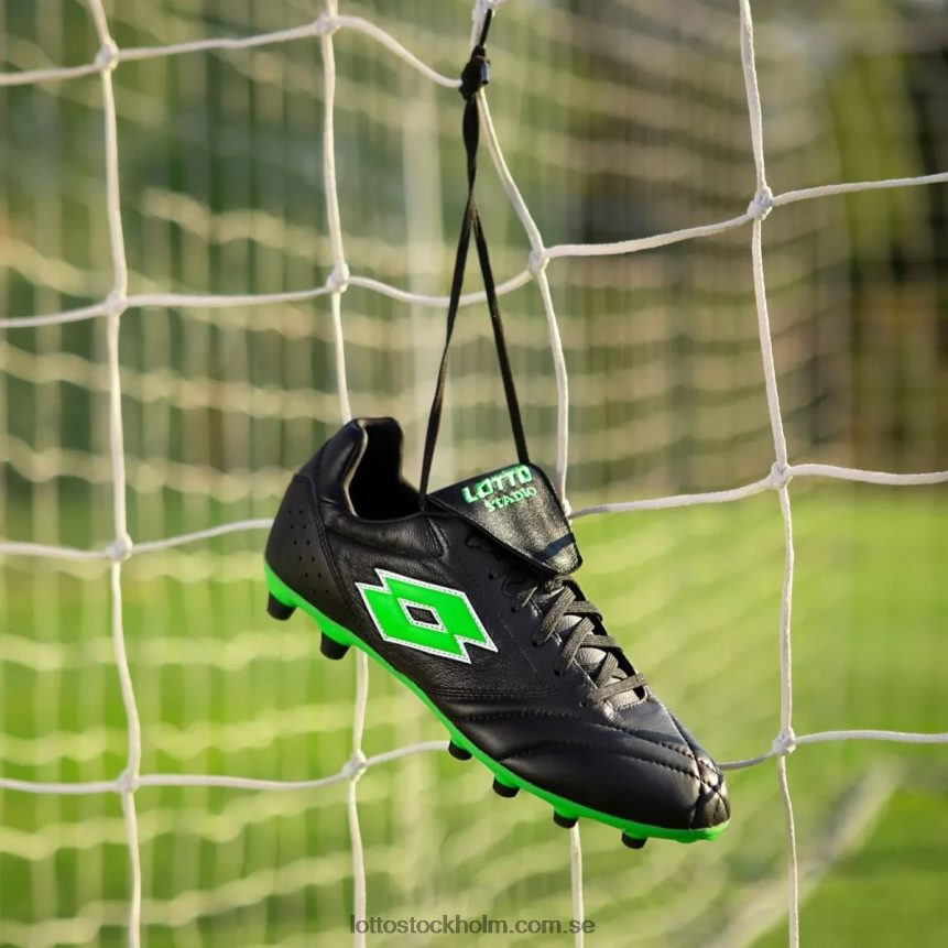 män stadio 200 iii fg Lotto helt svart/vårgrönt D8R684166