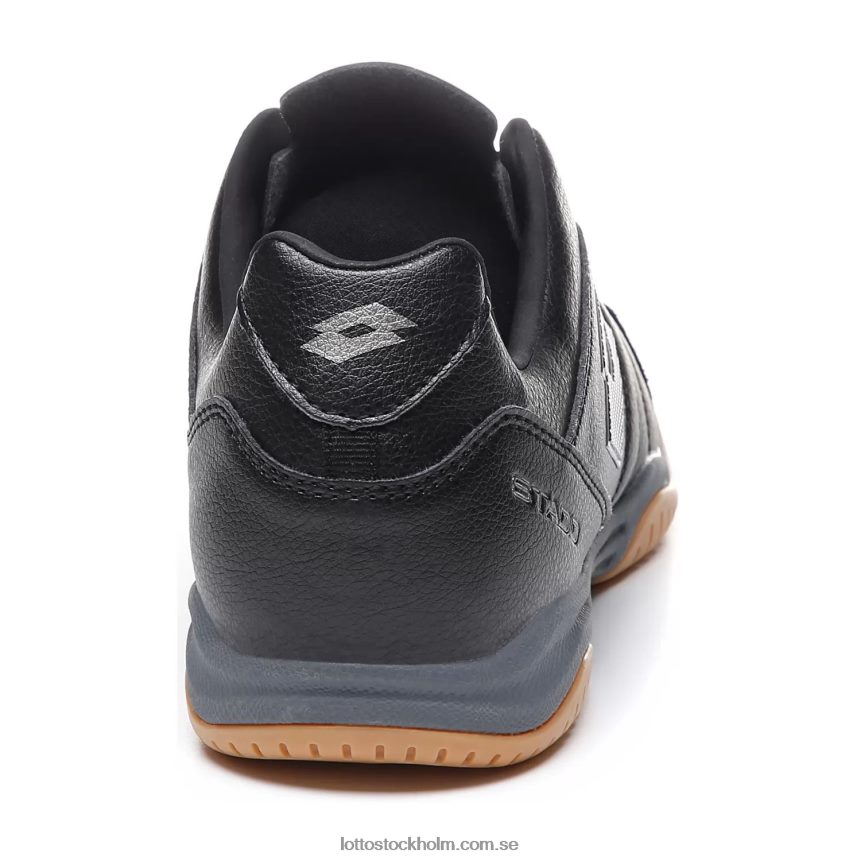 män stadio 300 ii id Lotto helt svart/tyngdkraftstitan D8R684187