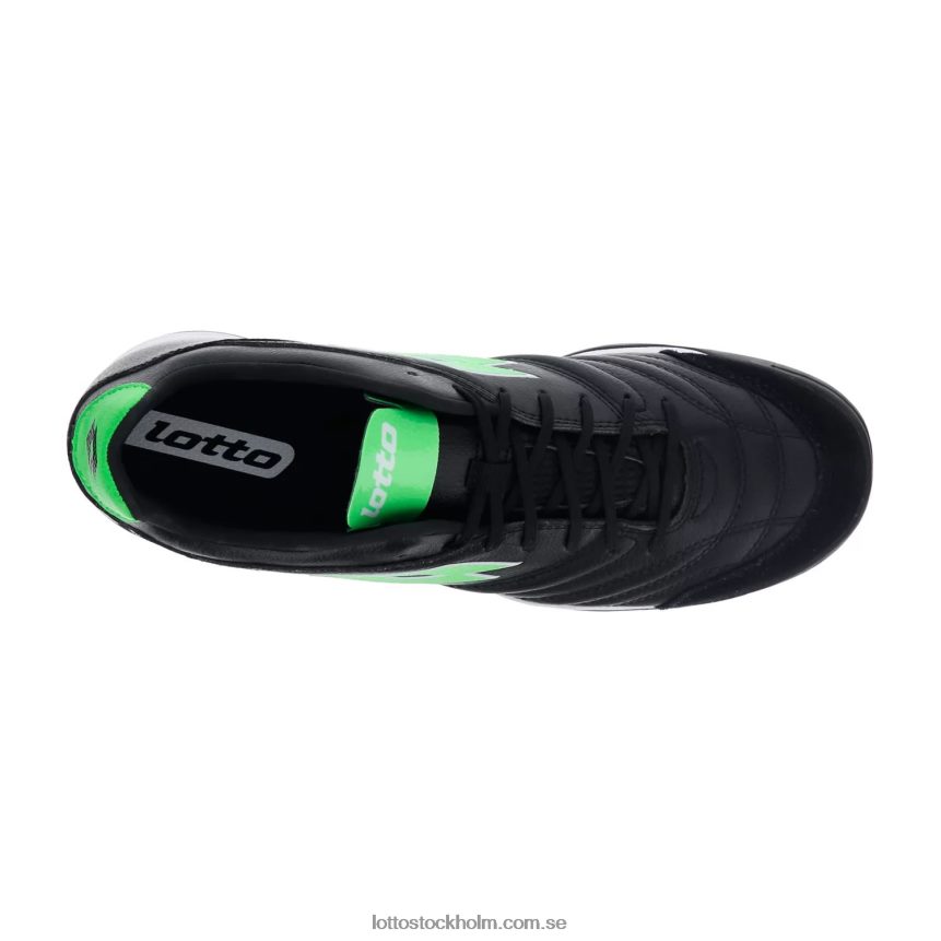 män stadio 300 ii tf Lotto helt svart/vårgrönt D8R684189