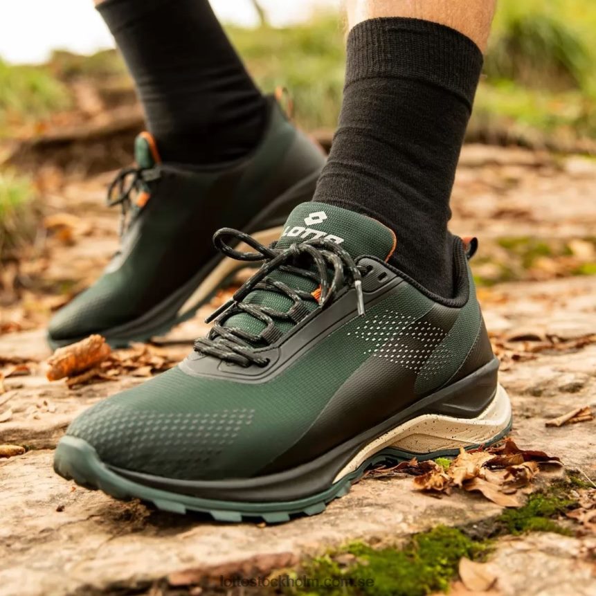 män moonrun 300 ii Lotto scarab green/gravity titan/helsvart D8R684238