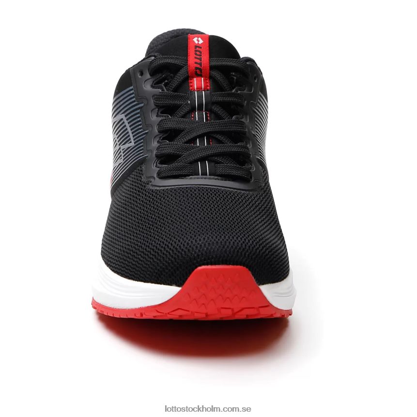 män speedevo 700 Lotto helt svart/lågröd D8R684229
