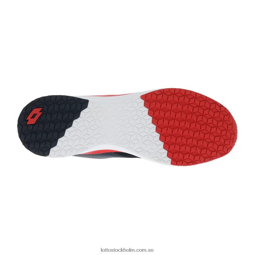 män speedevo 700 Lotto helt svart/lågröd D8R684229