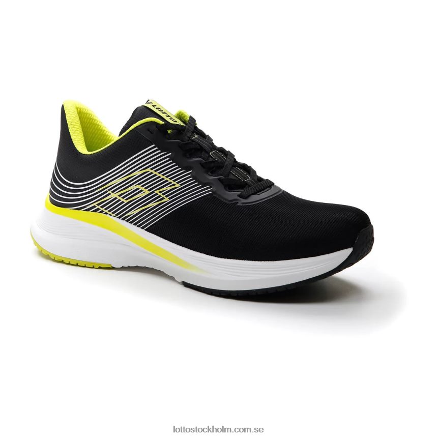 män speedevo 700 ii Lotto helt svart/akaciagrönt D8R684232