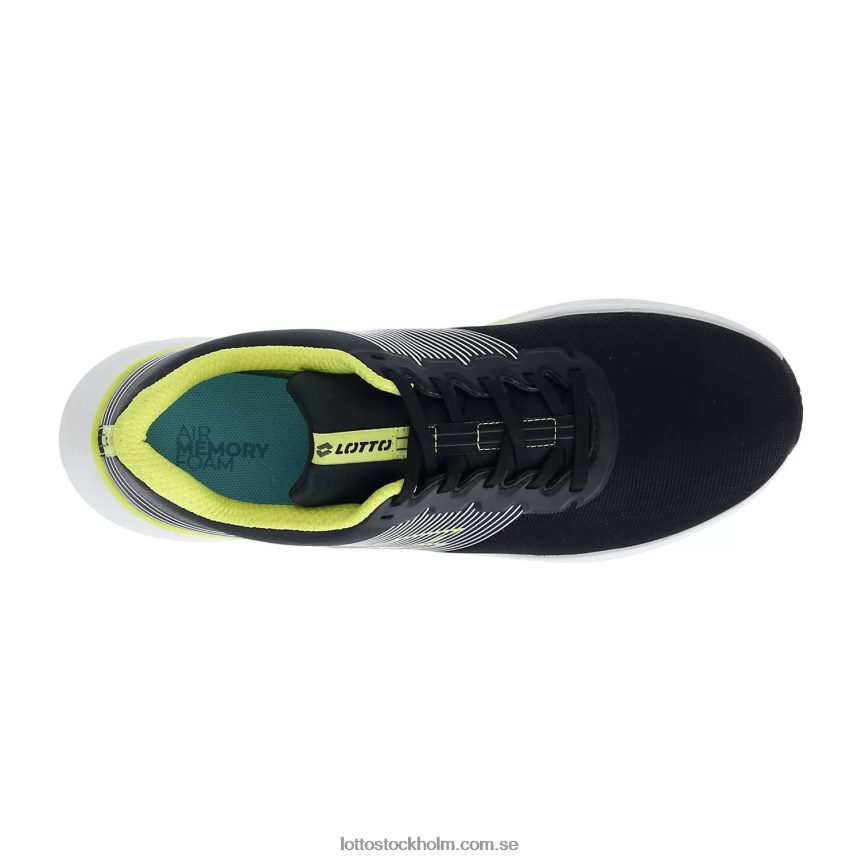 män speedevo 700 ii Lotto helt svart/akaciagrönt D8R684232