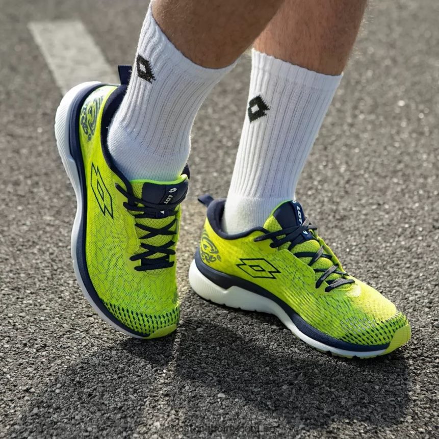 män volata hyperpuls 100 Lotto akaciagrön/marinblå D8R684214