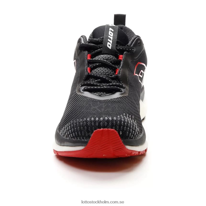 män volata hyperpuls 100 Lotto helt svart/lågröd D8R684213