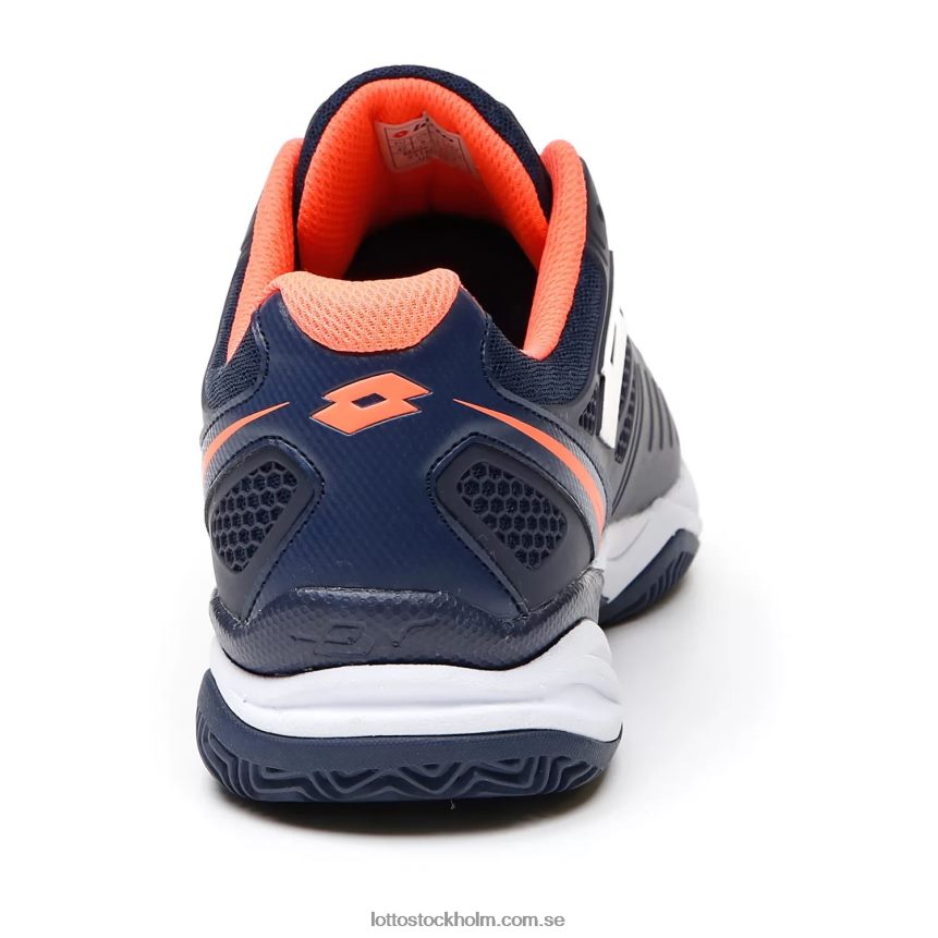 män superrapida 200 prt Lotto marinblå/helvit/korall fluo D8R684210