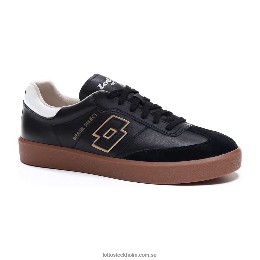 män brasil välj lth Lotto helt svart/ljus platino D8R68425