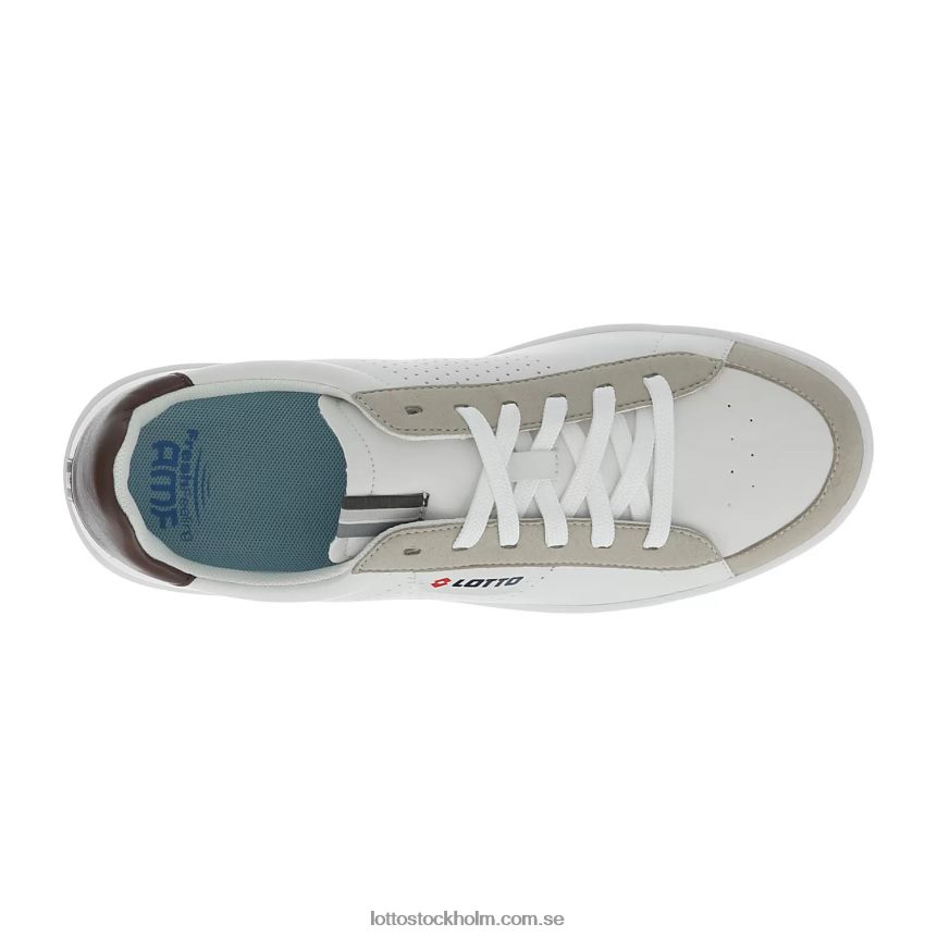 män domstol \'73 amf Lotto vit/mustangbrun D8R68459