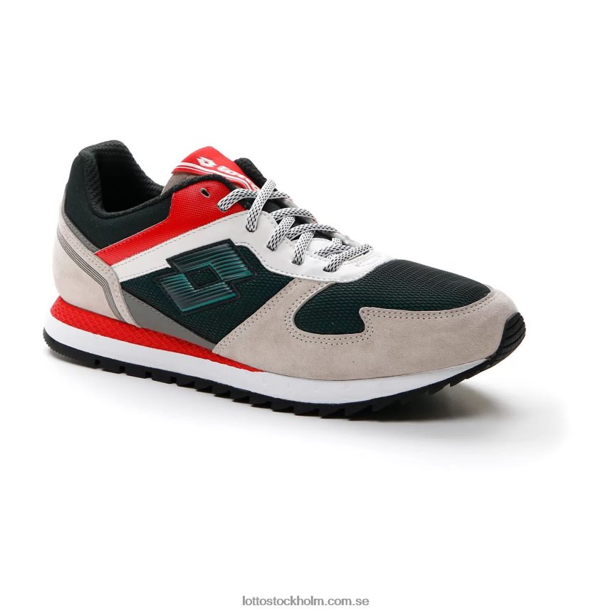 män runner plus \'95 iv Lotto kadmiumgrön/regnig dag/lågröd D8R68474