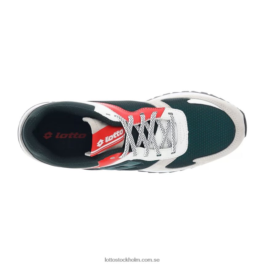 män runner plus \'95 iv Lotto kadmiumgrön/regnig dag/lågröd D8R68474