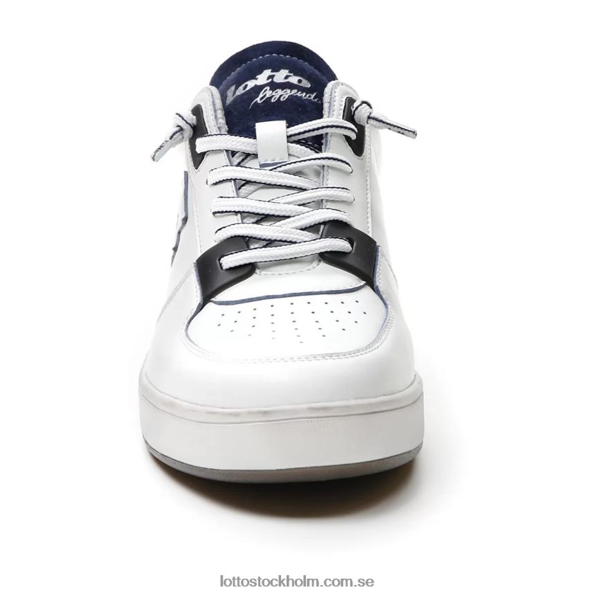 män signaturkant Lotto vit/klänning blå D8R6849