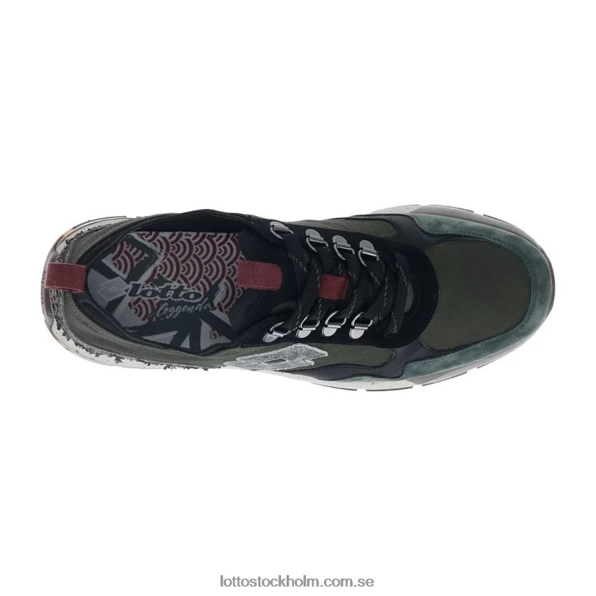 män tokyo shibuya ii Lotto druvblad/helsvart/grönt harts D8R6845