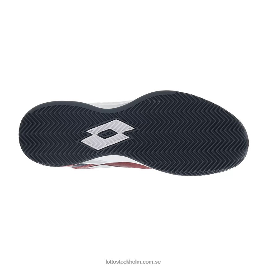 män hägring 100 cly Lotto röd vallmo/helvit/asfalt D8R68495