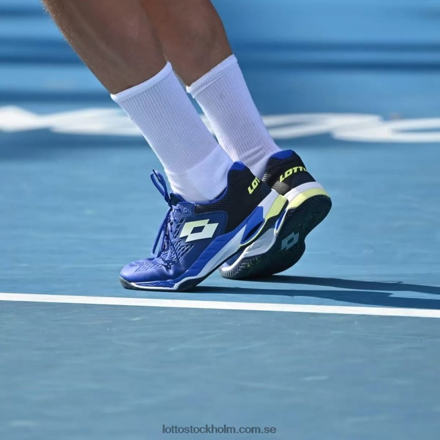 män hägring 100 spd Lotto amparo blå/gul neon/marinblå D8R684111