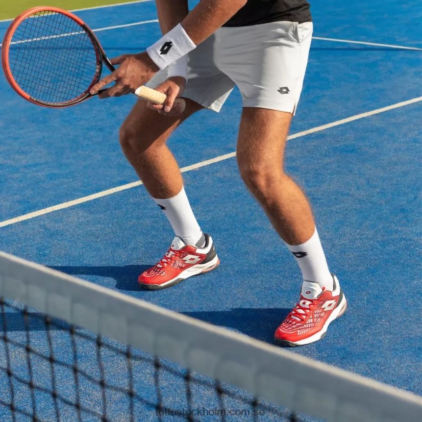 män hägring 100 spd Lotto röd vallmo/helvit/asfalt D8R68498