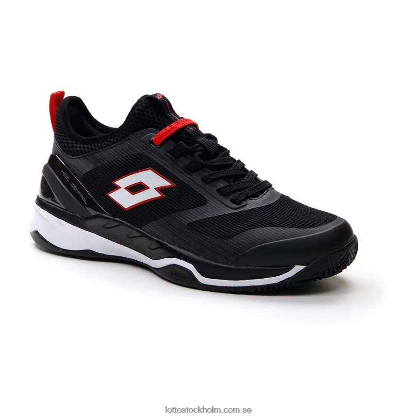 män hägring 200 cly Lotto helt svart/helvit/lågröd D8R684117