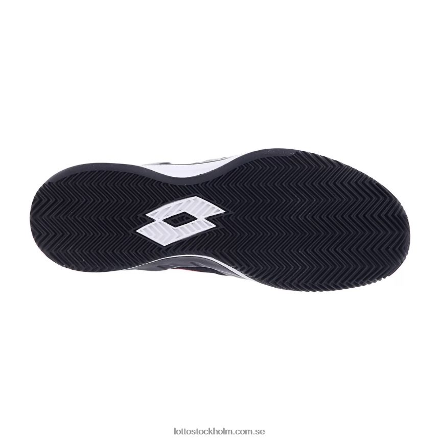 män hägring 200 cly Lotto helt svart/helvit/lågröd D8R684117