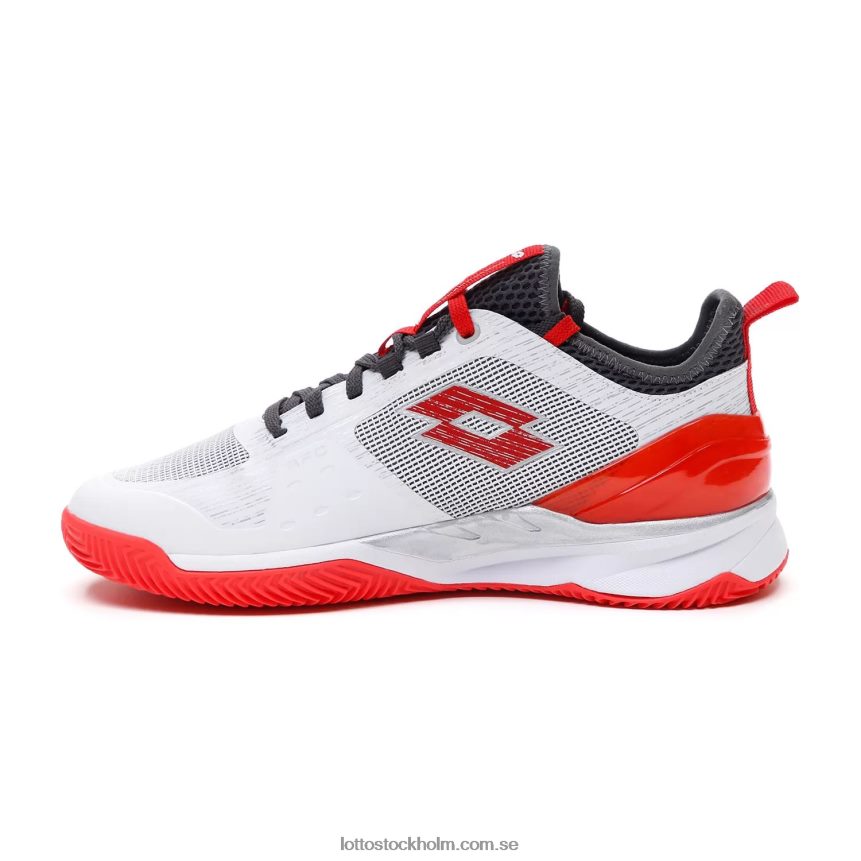 män hägring 200 cly Lotto helvit/röd vallmo/asfalt D8R684101