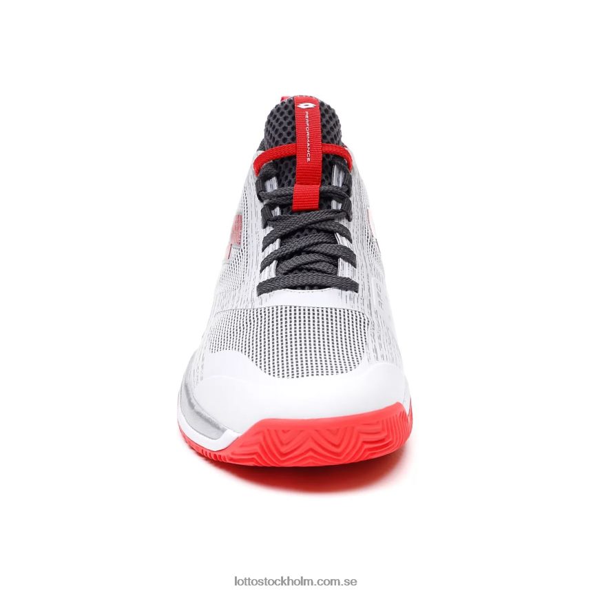 män hägring 200 cly Lotto helvit/röd vallmo/asfalt D8R684101