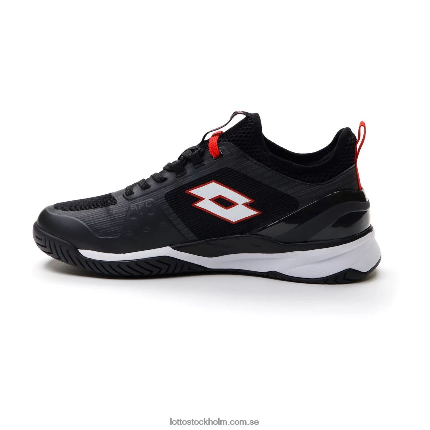 män hägring 200 spd Lotto helt svart/helvit/lågröd D8R684114