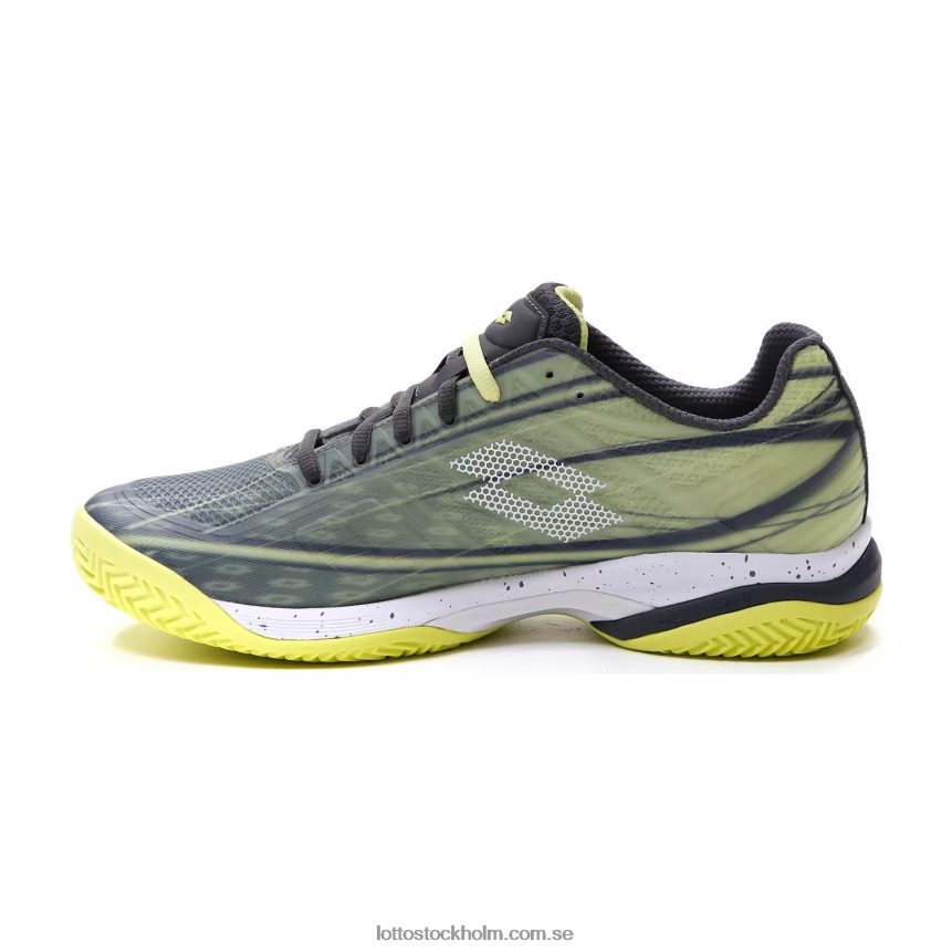 män hägring 300 cly Lotto asfalt/helvit/gul neon D8R684123