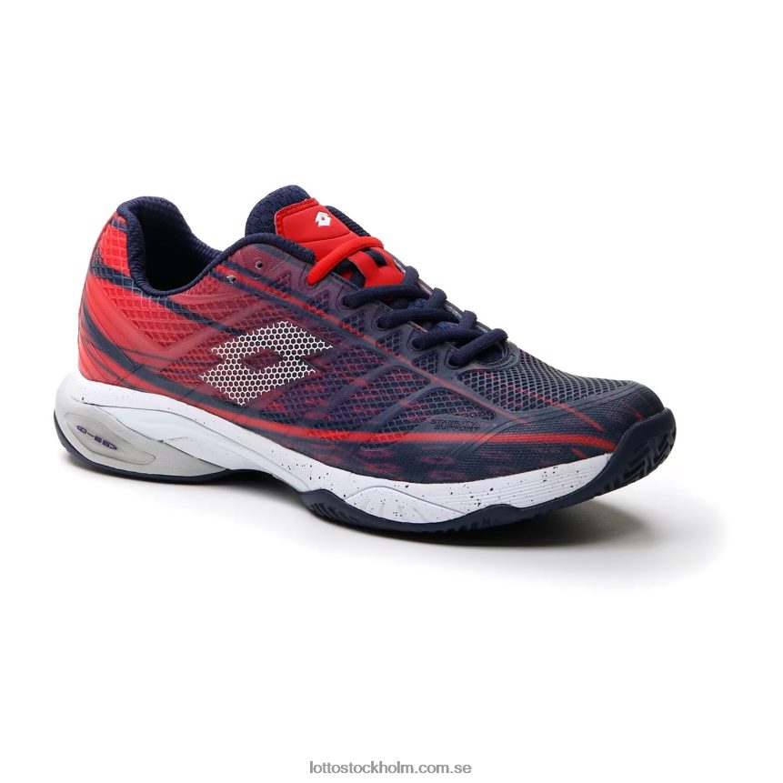 män hägring 300 cly Lotto marinblå/helvit/röd vallmo D8R684134