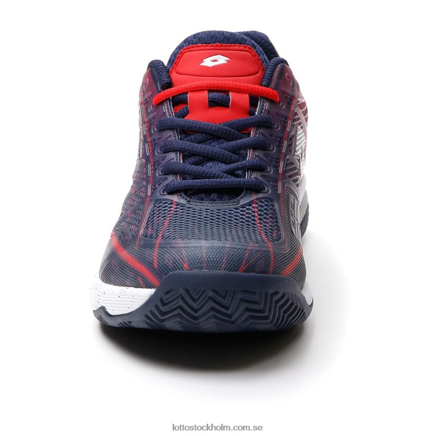 män hägring 300 cly Lotto marinblå/helvit/röd vallmo D8R684134