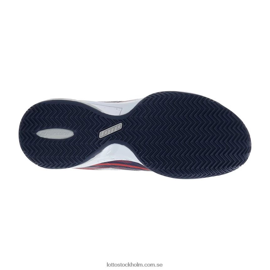 män hägring 300 cly Lotto marinblå/helvit/röd vallmo D8R684134