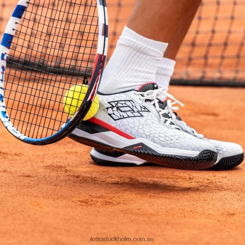 män raptor hyperpuls 100 cly Lotto helvit/helsvart/flammröd D8R684100