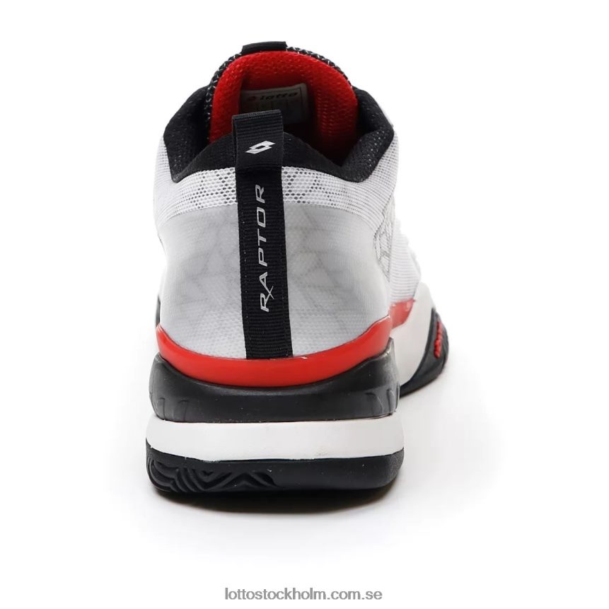 män raptor hyperpuls 100 cly Lotto helvit/helsvart/flammröd D8R684100