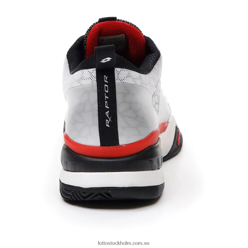 män raptor hyperpuls 100 cly Lotto helvit/helsvart/flammröd D8R684100