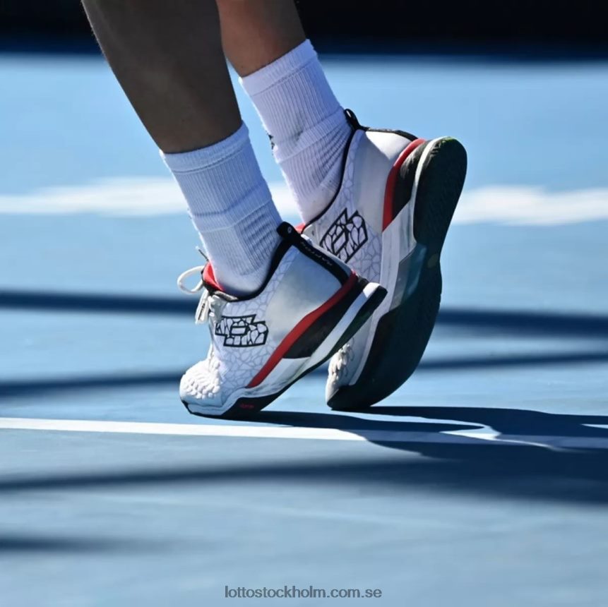 män raptor hyperpuls 100 spd Lotto helvit/helsvart/flammröd D8R684106