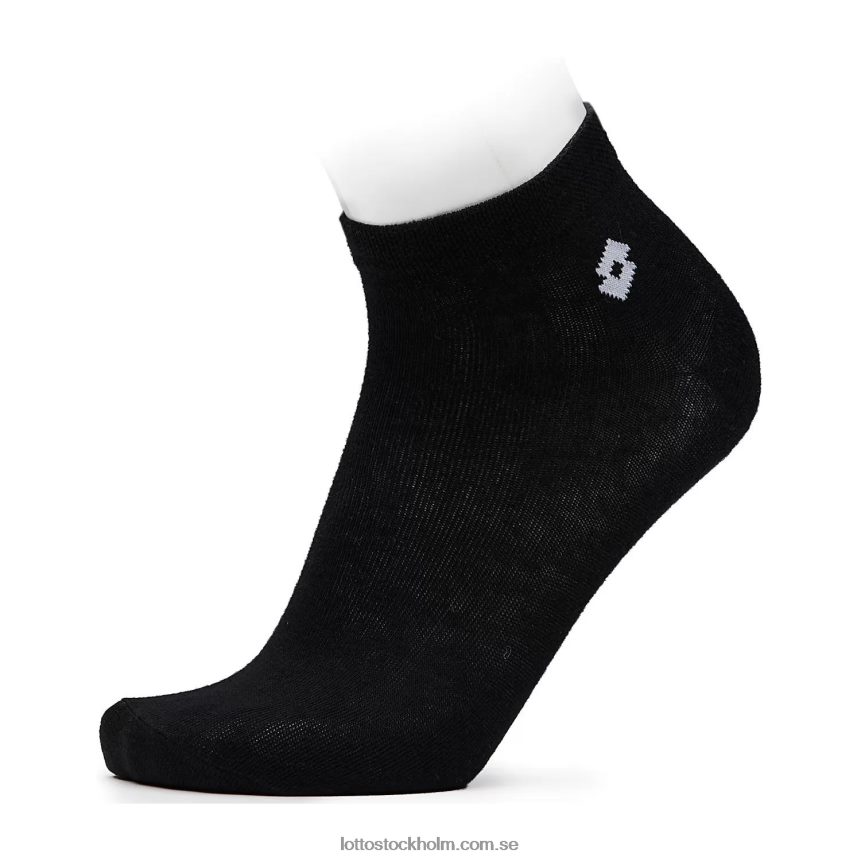 män socka ankel ii - pk3prs Lotto helt svart D8R684660