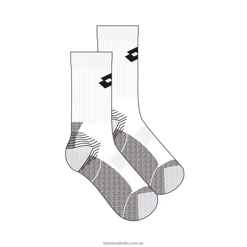 män tennisstrumpa ii Lotto kritvit D8R684677